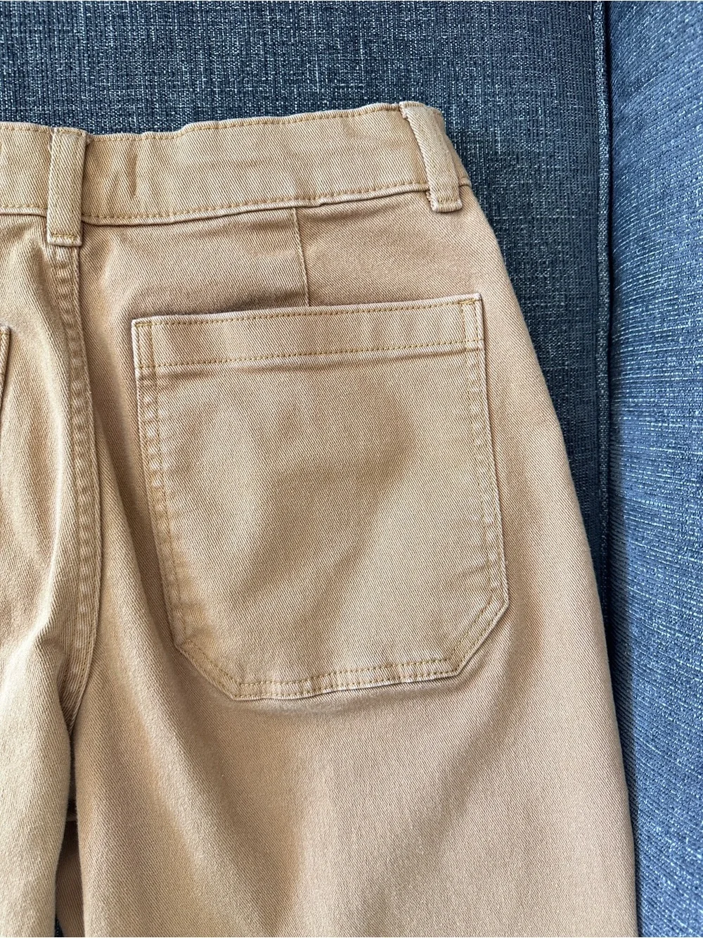 Everlane Barrel Pants Women’s 4 Tan Camel Organic Cotton High Rise